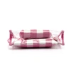 New fabric checkered makeup bag, makeup bag, toiletry bag, clutch bag, PVC makeup bag three-piece set bag Application Scenario